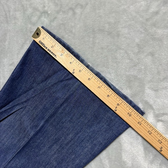Lucky Brand Straight Leg Jeans Men's 34 Blue Washed USA Made Y2K 5 Pocket Design - Picture 8 of 8